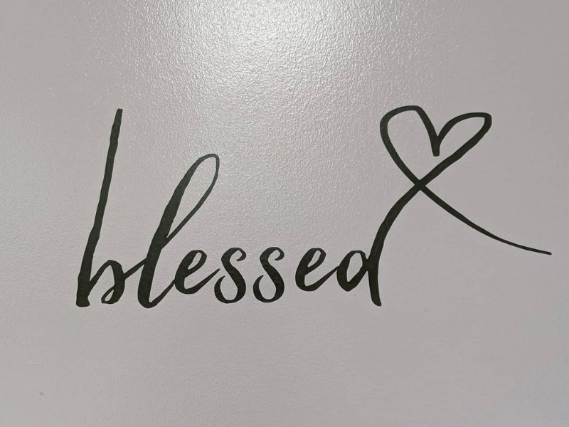 blessed wall at studio c